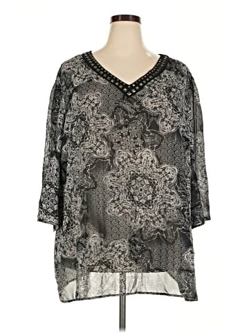 Cato 3/4 Sleeve Blouse (view 1)