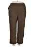 Alfred Dunner 100% Polyester Brown Dress Pants Size 18 - photo 1