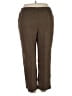 Alfred Dunner 100% Polyester Brown Dress Pants Size 18 - photo 2