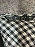 Zara Basic Checkered-gingham Gray 3/4 Sleeve Blouse Size XS - photo 7