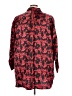Ashley Stewart Floral Red Long Sleeve Blouse Size 4X Plus - photo 2
