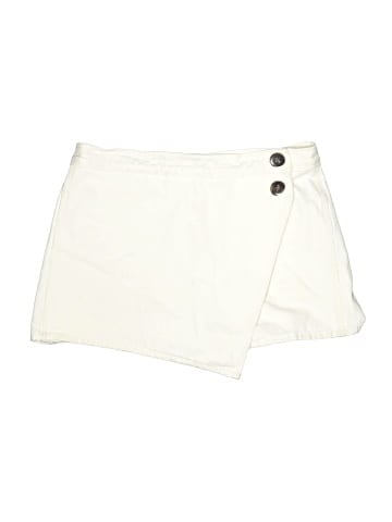 Madewell Denim Wrap Mini Skort in Vintage Canvas (view 1)