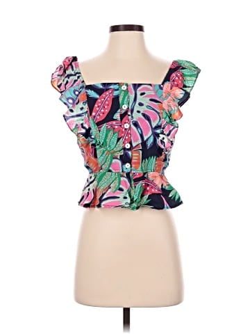 Skies Are Blue Sleeveless Blouse (view 1)