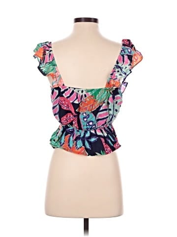 Skies Are Blue Sleeveless Blouse (view 2)