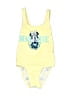 Disney Graphic Yellow One Piece Swimsuit Size 3T - photo 1