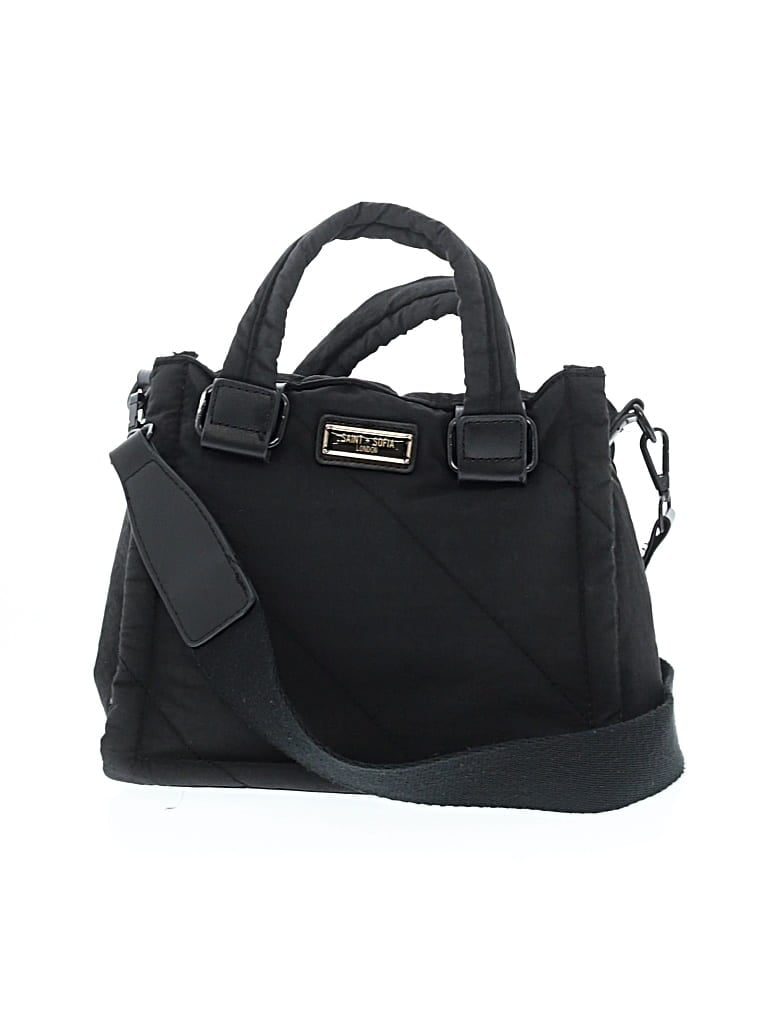 Pre-owned Saint + Sofia Satchel In Black