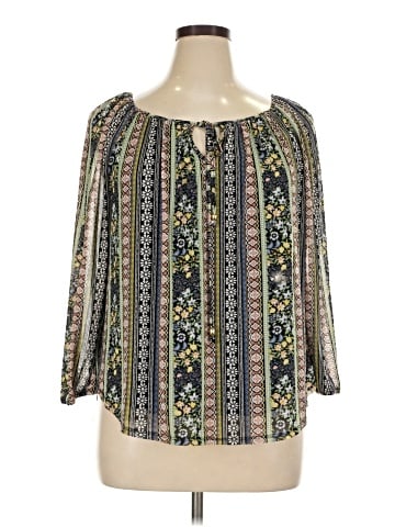 BCX 3/4 Sleeve Blouse (view 1)