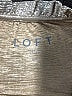 Ann Taylor LOFT 100% Polyester Metallic Silver Long Sleeve Blouse Size L - photo 7