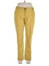 Banana Republic Solid Yellow Khakis Size 8 - photo 1