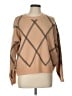 T Tahari Argyle Tan Pullover Sweater Size L - photo 1
