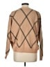 T Tahari Argyle Tan Pullover Sweater Size L - photo 2