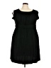 Gilli Solid Black Casual Dress Size 3X - photo 1