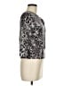 Garnet Hill 100% Wool Animal Print Silver Wool Pullover Sweater Size M - photo 4