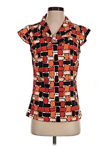 Banana Republic Factory Store Short Sleeve Blouse (view 1)