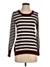 Olive and Oak Stripes Burgundy Pullover Sweater Size S - photo 1