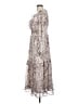 Francesca's 100% Polyester Paisley Silver Cocktail Dress Size L - photo 5