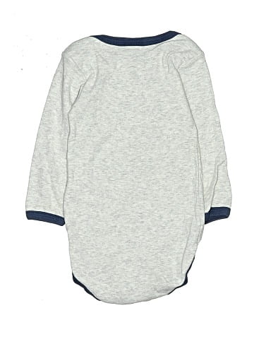 Petit Bateau Long Sleeve Onesie (view 2)
