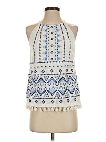 Skies Are Blue Sleeveless Blouse (view 1)