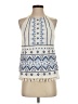 Skies Are Blue Blue Sleeveless Blouse Size S - photo 1