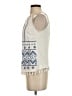 Skies Are Blue Blue Sleeveless Blouse Size S - photo 5