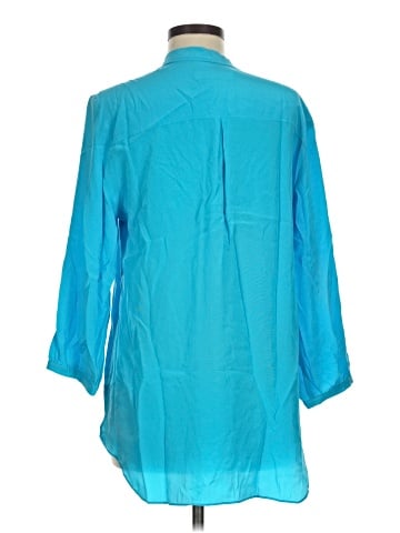 Amanda Uprichard 3/4 Sleeve Silk Top (view 2)