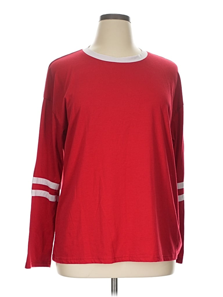 Pre-owned Sampeel 3/4 Sleeve T-shirt In Red
