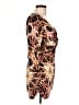 Boston Proper Print Brown Cocktail Dress Size L - photo 4