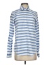 J.Crew 100% Cotton Stripes Blue Long Sleeve Button-Down Shirt Size 4 - photo 1