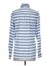 J.Crew 100% Cotton Stripes Blue Long Sleeve Button-Down Shirt Size 4 - photo 2