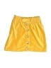 Little Lass Solid Yellow Skirt Size 6 - photo 1