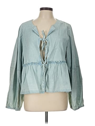 Free People 3/4 Sleeve Blouse (view 1)