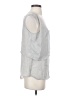 BECKEN 100% Silk Silver Sleeveless Silk Top Size S - photo 4