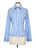 Unbranded Stripes Blue Long Sleeve Blouse Size S - photo 1