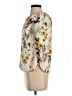 Bailey 44 100% Polyester Floral Ivory 3/4 Sleeve Blouse Size S - photo 5