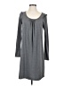 Zara Basic Solid Gray Casual Dress Size S - photo 1