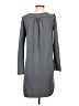Zara Basic Solid Gray Casual Dress Size S - photo 2