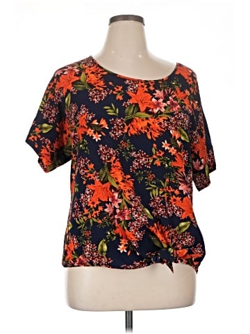 Perseption Concept Short Sleeve Blouse (view 1)