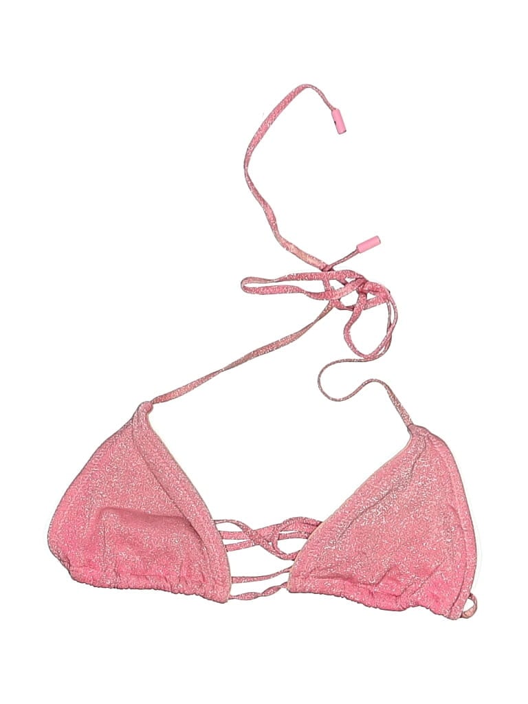 Pre-owned Triangl Swimsuit Top Pink Swimwear