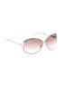Tom Ford Silver Ivory Sunglasses One size - photo 1