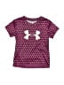Under Armour 100% Polyester Polka Dots Purple Active T-Shirt Size 2T - photo 1