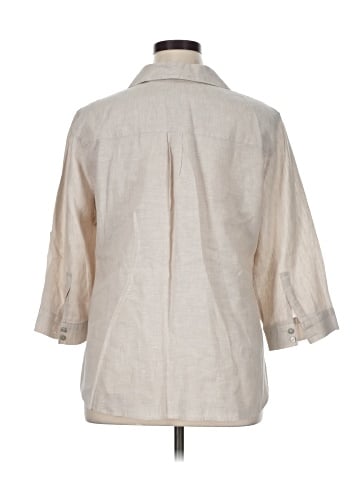 Chico's 3/4 Sleeve Button-Down Shirt (view 2)