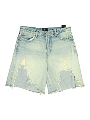 7 For All Mankind Denim Shorts (view 1)