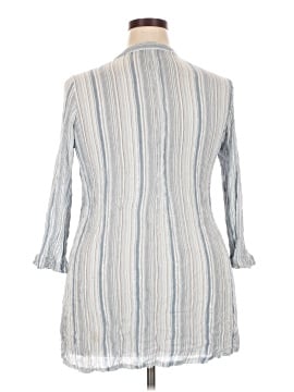 Club Z Collection 3/4 Sleeve Button-Down Shirt (view 2)