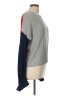 Splendid Color Block Gray Pullover Sweater Size L - photo 4