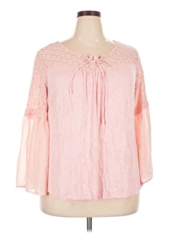 Cj Banks 3/4 Sleeve Blouse (view 1)