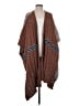 Pol 100% Polyester Brown Poncho Size S - photo 1