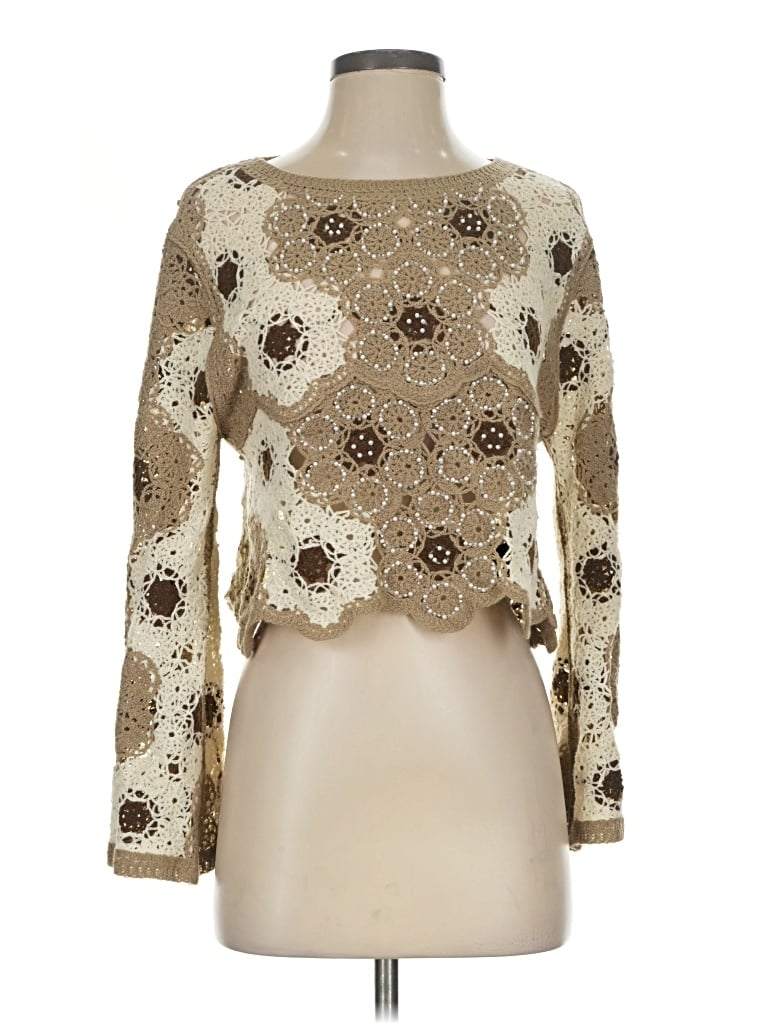Pre-owned Pol Pullover Sweater In Tan
