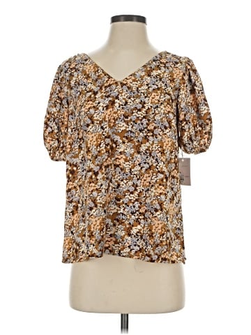 LC Lauren Conrad Short Sleeve Blouse (view 1)