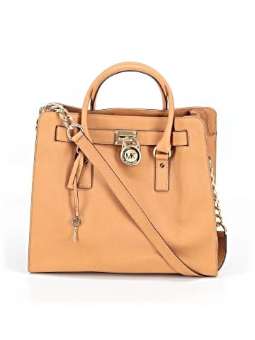 MICHAEL Michael Kors Leather Satchel (view 1)