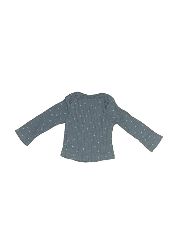 Pre-owned Cloud Island Babies' Long Sleeve T-shirt In Gray
